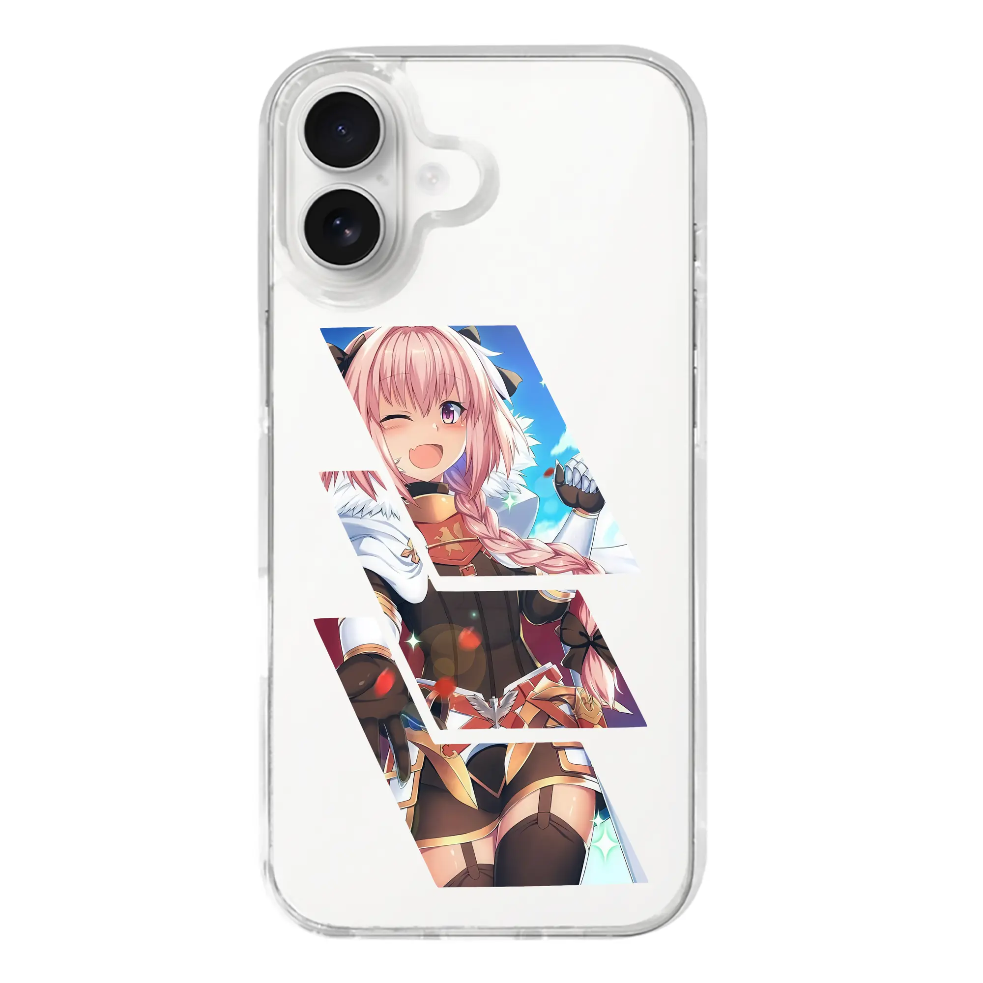 FGO グッズ,アストルフォ - iPhone 17シリーズ 透明スマホケース – 薄型・耐衝撃・精密フィット保護カバー